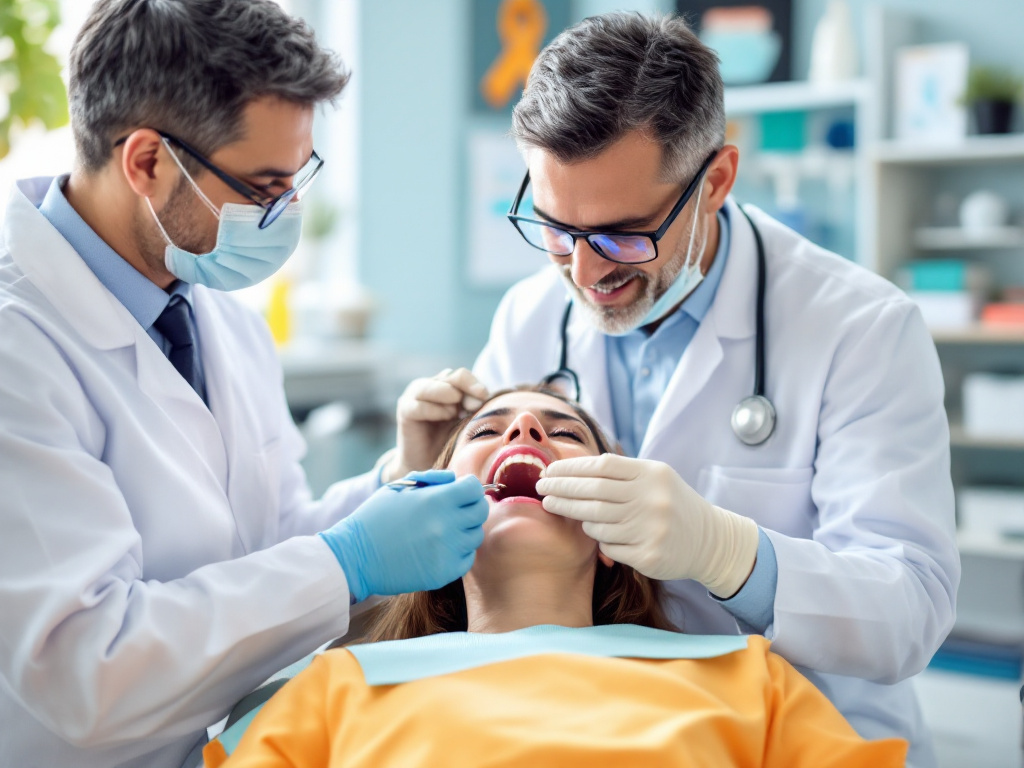 oral cancer screening dentist